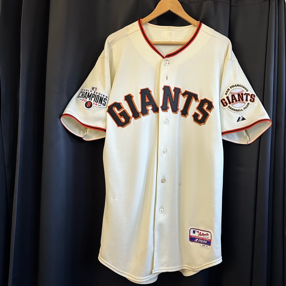 San Francisco Giants Brandon Crawford 2014 chanmpionship jersey size 44